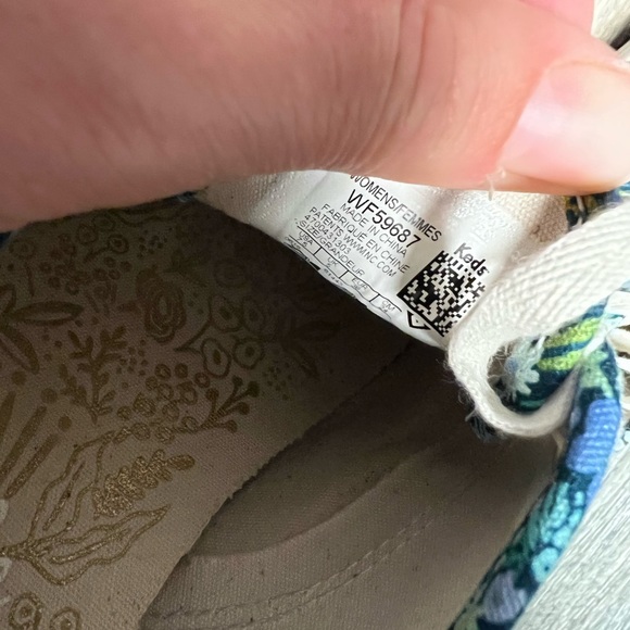 Keds x Rifle Paper Co Collab Sneakers Floral Size 7.5 - Picture 9 of 9